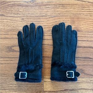 Black Suede Women’s Gloves